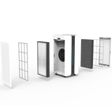 O2 Flow Medical Grade Commercial Air Purifier - all filters