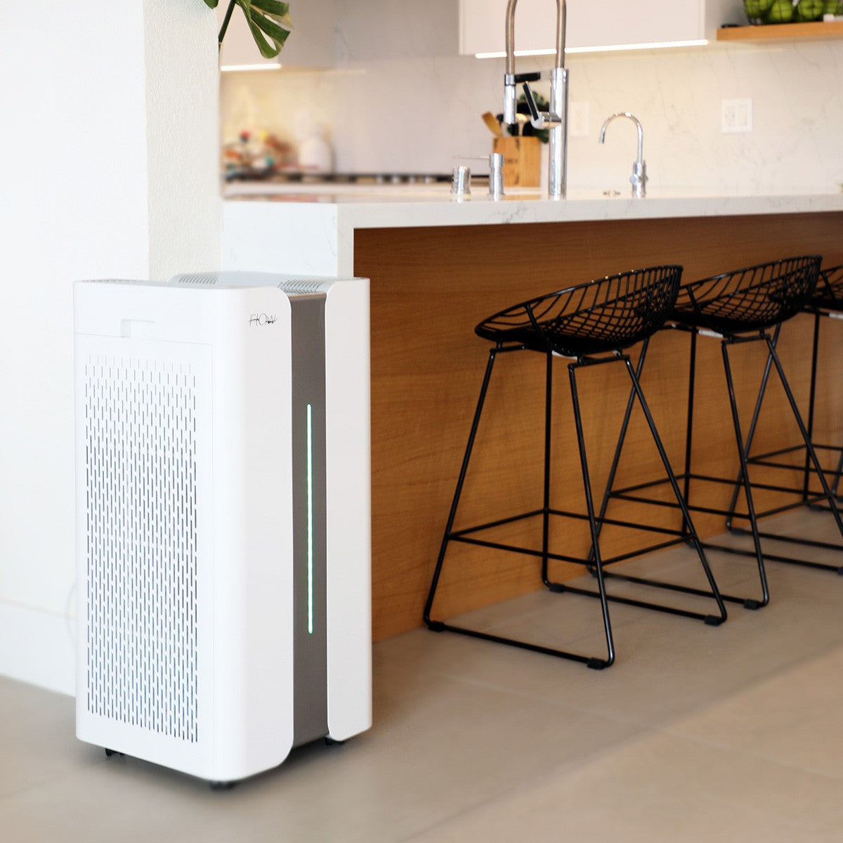 O2 Flow Medical Grade Commercial Air Purifier - in kitchen