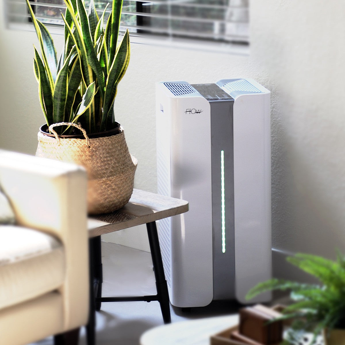 O2 Flow Medical Grade Commercial Air Purifier - in waiting room