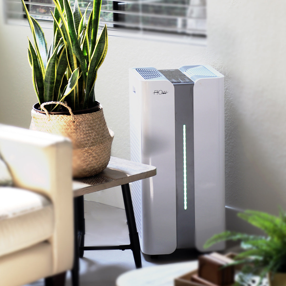 O2 Flow Medical Grade Commercial Air Purifier - in waiting room
