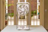 Objecto Flow F1 Foldable Fan White Tabletop Lifestyle