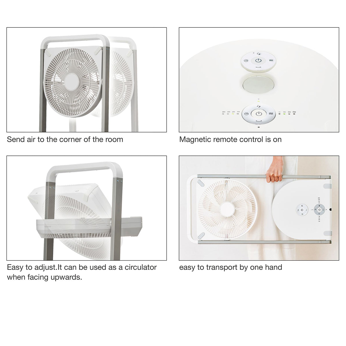 Objecto FLOW F1 Foldable Fan - Information Graphic
