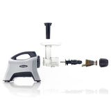 Omega Premium Masticating Juicer & Nutrition System - Accessories Installed