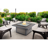 Outdoor Greatroom 40-In. Taupe Brooks Square Fire Pit Table - Lifestyle 2