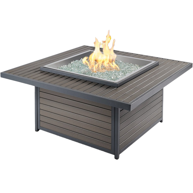 Outdoor Greatroom 40-In. Taupe Brooks Square Fire Pit Table - Main
