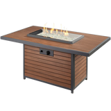 Outdoor Greatroom 50-In Umber Brown Kenwood Gas Fire Pit Table - Main
