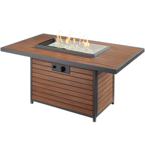 Outdoor Greatroom 50-In Umber Brown Kenwood Gas Fire Pit Table - Main
