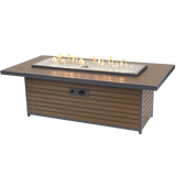 Outdoor Greatroom 61-In Umber Brown Kenwood Gas Fire Pit Table - Main
