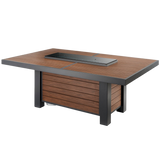 Outdoor Greatroom 81-In Umber Brown Kenwood Gas Fire Pit Table - Cover
