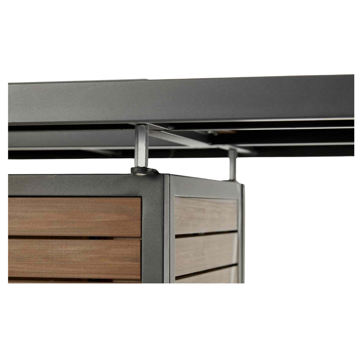 Outdoor Greatroom Brooks Rectangular Fire Pit Table Taupe - Close-up