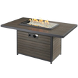 Outdoor Greatroom Brooks Rectangular Fire Pit Table Taupe - Main