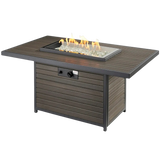 Outdoor Greatroom Brooks Rectangular Fire Pit Table Taupe - Main