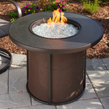 Outdoor Greatroom Brown Stonefire Fire Table - Lifestyle 2