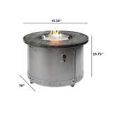 Outdoor Greatroom Edison Fire Table - Dimensions
