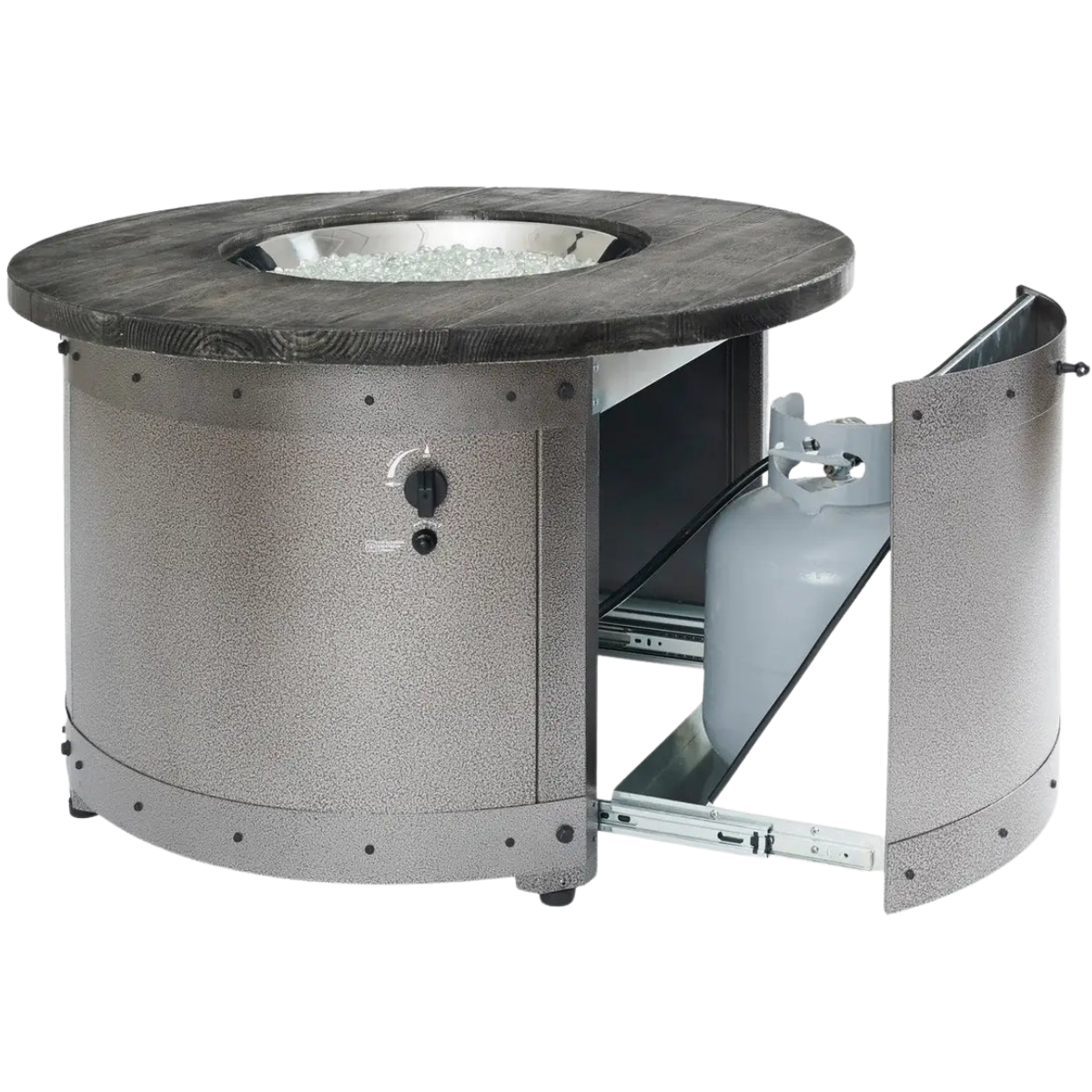 Outdoor Greatroom Edison Fire Table - Tank Slider
