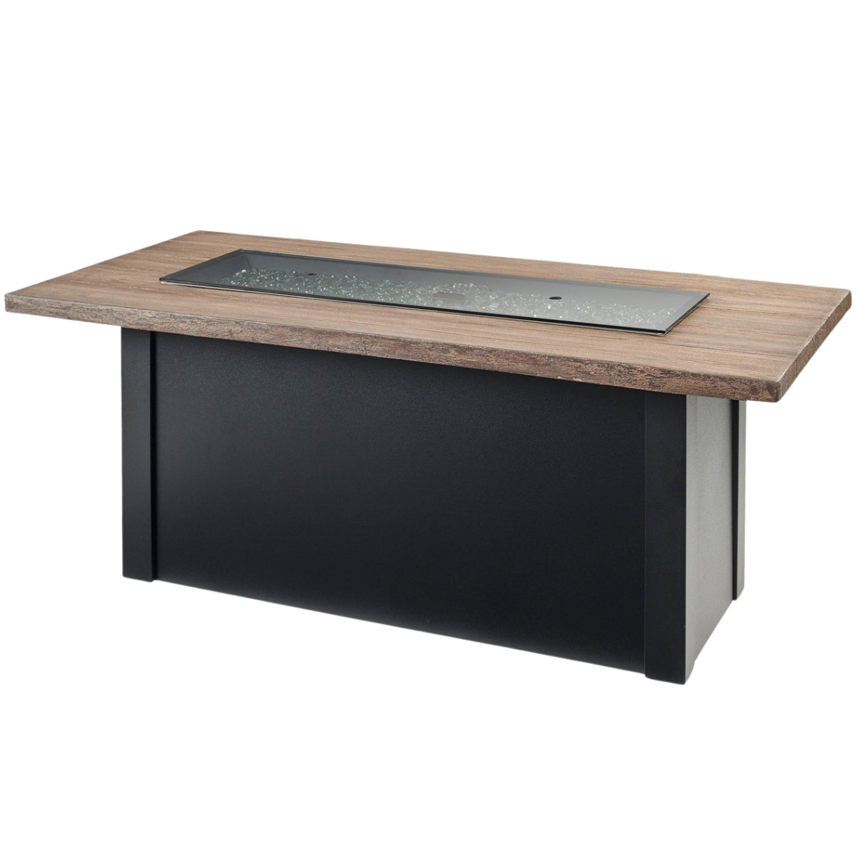 Outdoor Greatroom Havenwood with Driftwood Everblend Top Fire Table Black - Cover