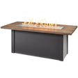 Outdoor Greatroom Havenwood with Driftwood Everblend Top Fire Table - Grey
