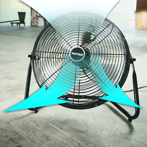 Patton 18 Inch All Metal High Velocity Air Circulator Airflow Graphic