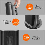 Pelonis 1500W Personal Ceramic Space Heater - Features