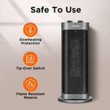 Pelonis 1500W Personal Ceramic Space Heater - Safe to Use