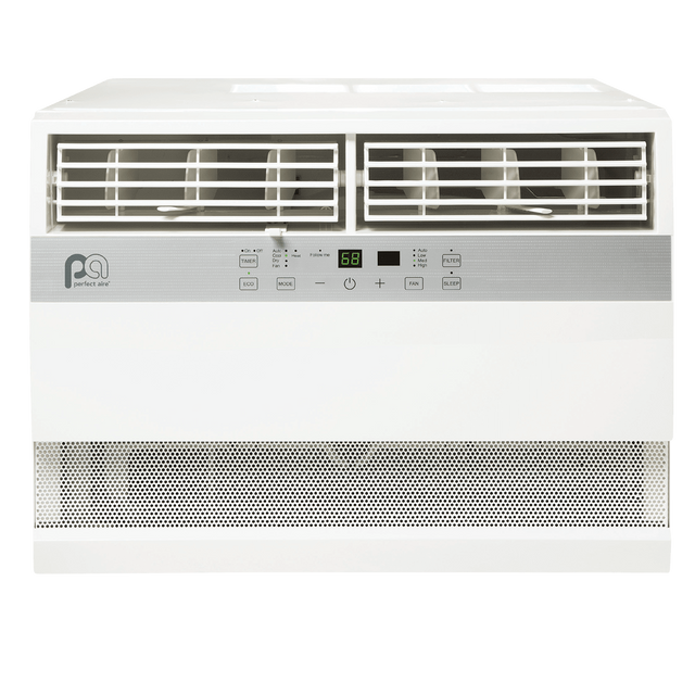 Perfect Aire 12,000 BTU Window Air Conditioner with Electric Heater 