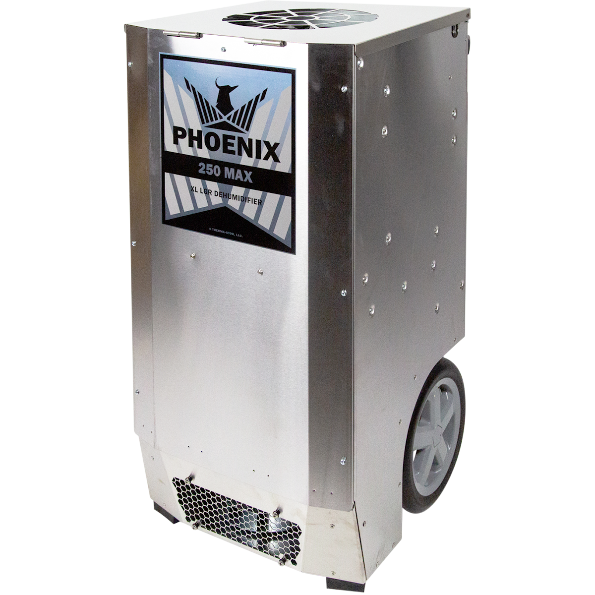 Phoenix 250 MAX LGR High Capacity Commercial Dehumidifier - left angle