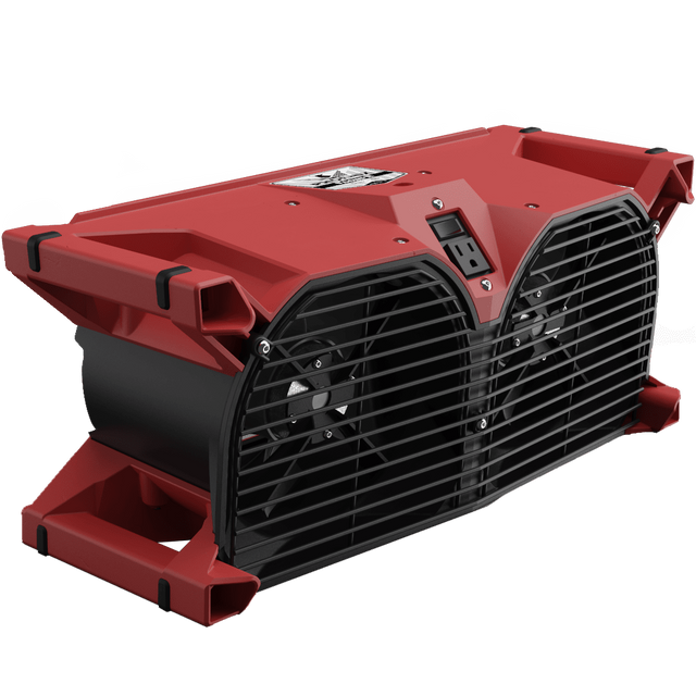 Phoenix Focus II Dual Axial Air Mover - red