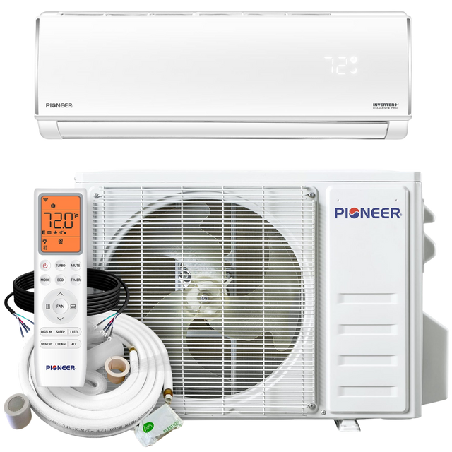 Pioneer 12,000 BTU Diamante Pro High-Wall Series Ductless Mini Split 115V - Main