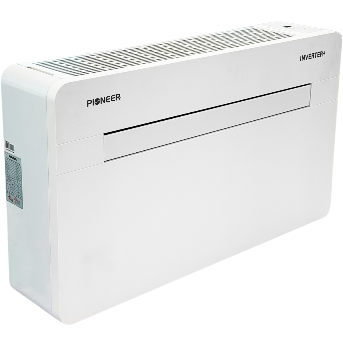Pioneer 12,000 BTU Monoblock Air Conditioner Heat Pump 230V - Angle