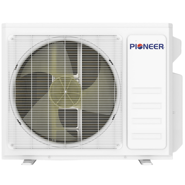 Pioneer 18,000 BTU Dual Zone Quantum Ultra Mini Split Heat Pump 9k + 9k - Condenser Front