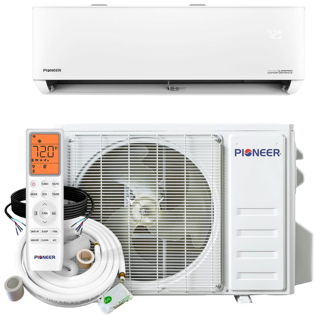 Pioneer 18k-24k BTU Quantum Hyperformance Mini Split Hyper Heat Pump 230V - Main