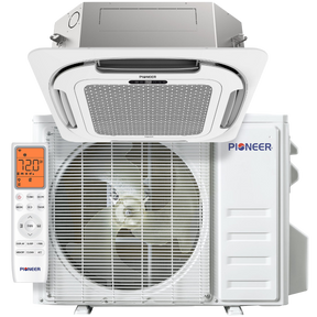 Pioneer 18k-24k BTU Quantum Ultra Ceiling Cassette Ductless Mini Split - No Line Set