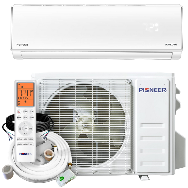 Pioneer 24,000 BTU Diamante Pro High-Wall Series Ductless Mini Split - Main