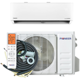 Pioneer 9k-12k BTU Quantum Hyperformance Mini Split Heat Pump 230V - w/ EZ Install Lineset Kit