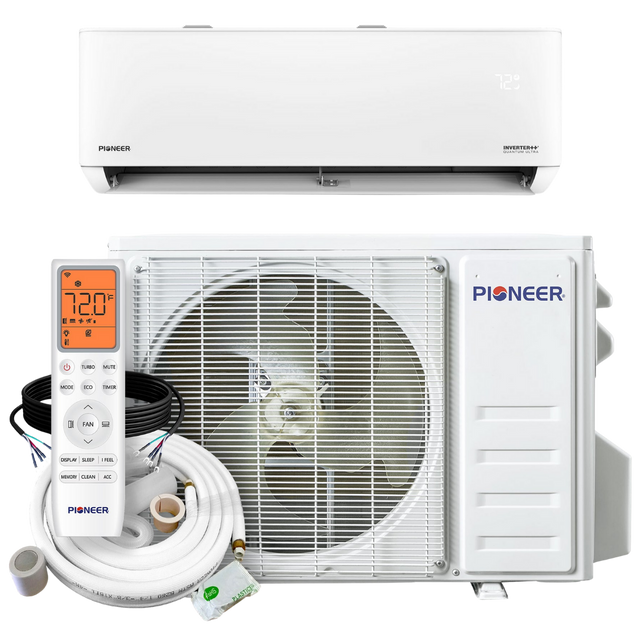 Pioneer 9k-12k BTU Quantum Ultra High-Wall Ductless Mini Split - Main