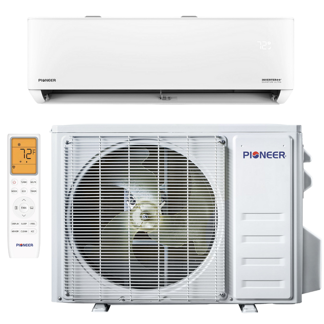 Pioneer 9k-12k Quantum Ultra High-Wall Series Ductless Mini Split - Main