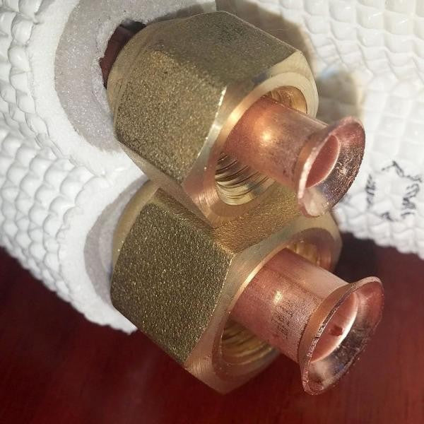 Pioneer Copper Piping Kit for Mini Split Installation 1/4-3/8 - Closeup