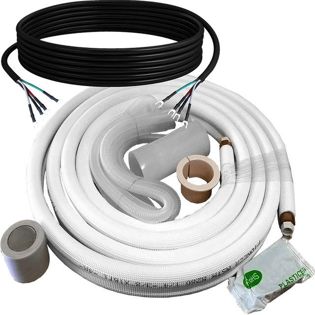 Pioneer Copper Piping Kit for Mini Split Installation 1/4-3/8