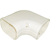 Pioneer Decorative PVC Line Cover Kit for Mini Split AC's & Heat Pumps (WYS-LCVR-KIT) - Flat Elbow