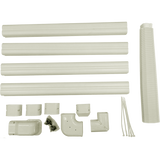 Pioneer Decorative PVC Line Cover Kit for Mini Split AC's & Heat Pumps (WYS-LCVR-KIT)