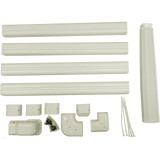 Pioneer Decorative PVC Line Cover Kit for Mini Split AC's & Heat Pumps (WYS-LCVR-KIT)