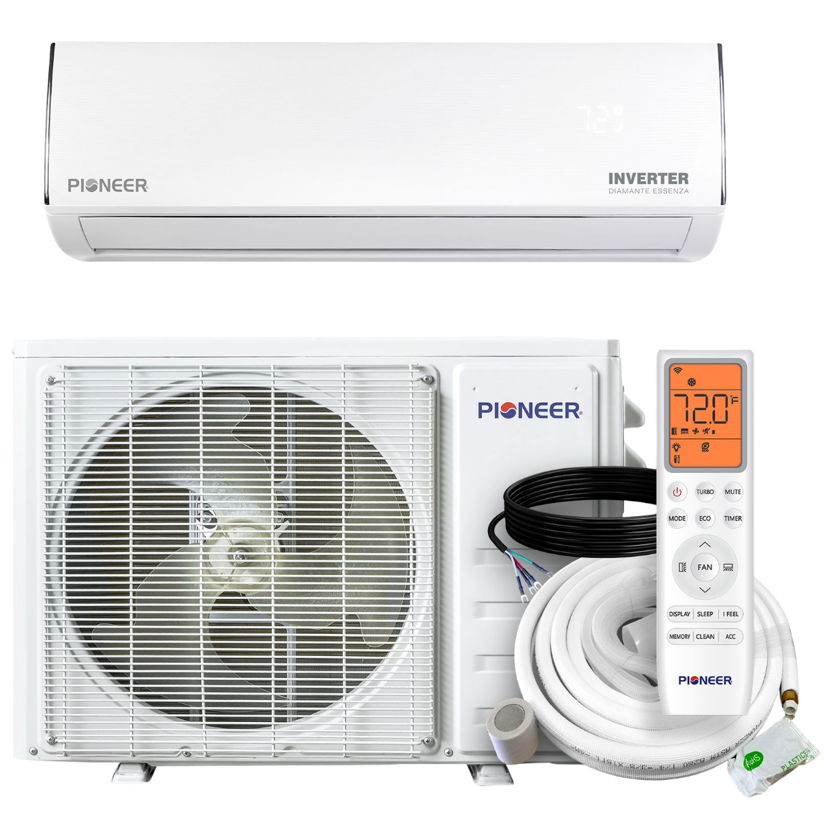 Pioneer Diamante Essenza Air Conditioner Heat Pump - Thumbnail 4
