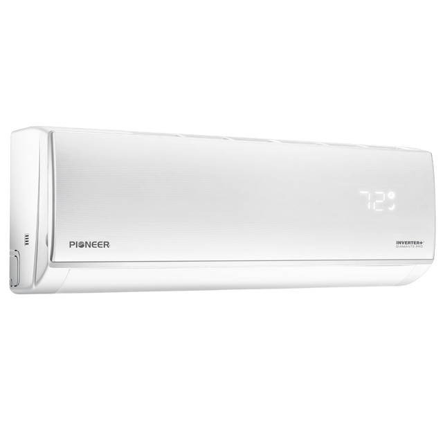Pioneer Diamante Pro High-Wall Series Ductless Mini Split - Indoor Unit Angle 1