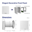 Pioneer ECOasis 50 Ductless Energy Recovery Ventilator - Infographic 1