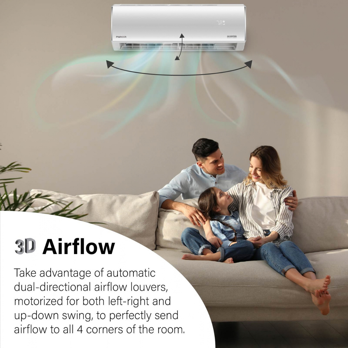 Pioneer Essenza Gen 2 Ductless Mini Split Heat Pump - Infographic 2