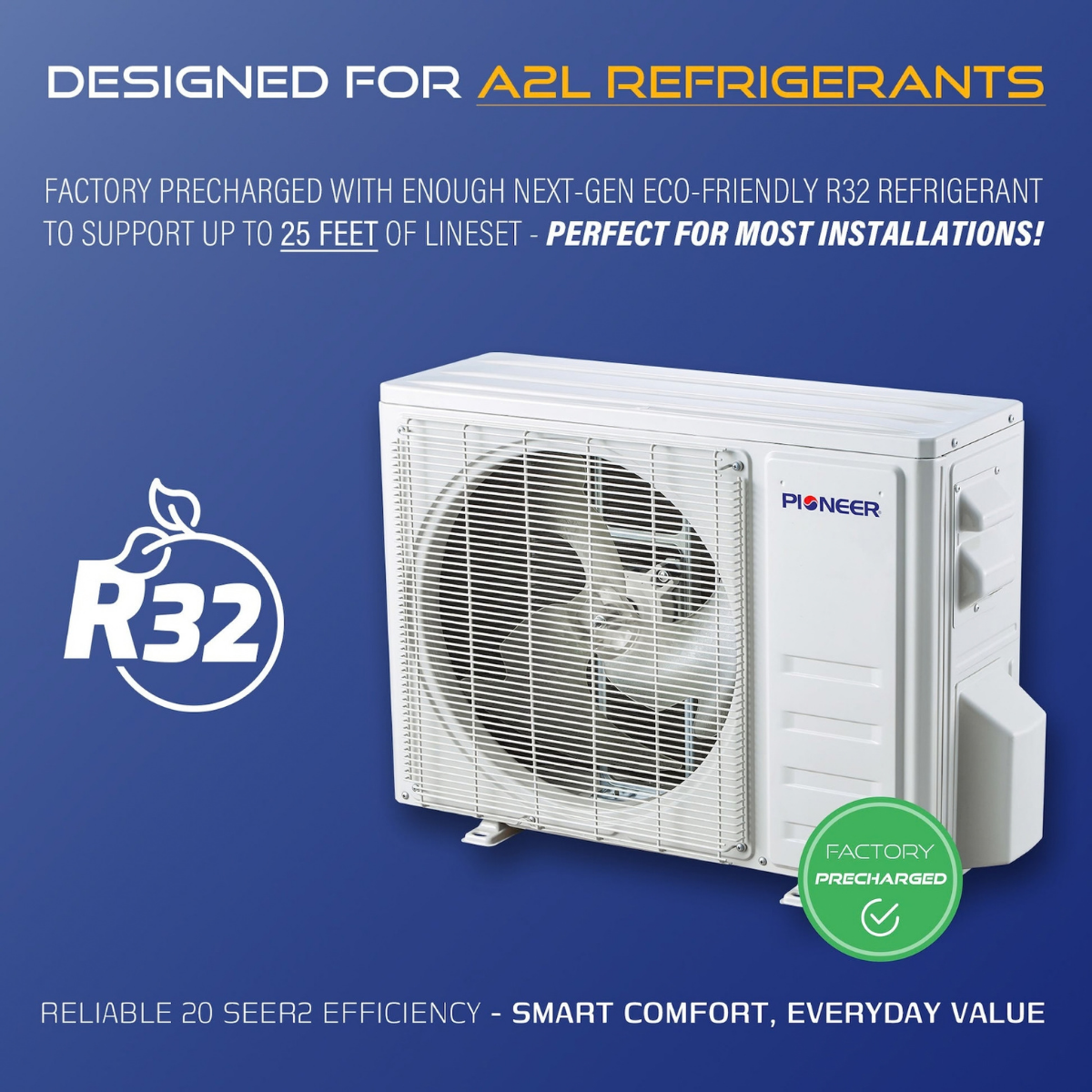 Pioneer Essenza Gen 2 Ductless Mini Split Heat Pump - Infographic 3