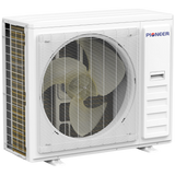 Pioneer Five-Zone Quantum Ultra Mini Split Heat Pump - Condenser Angle