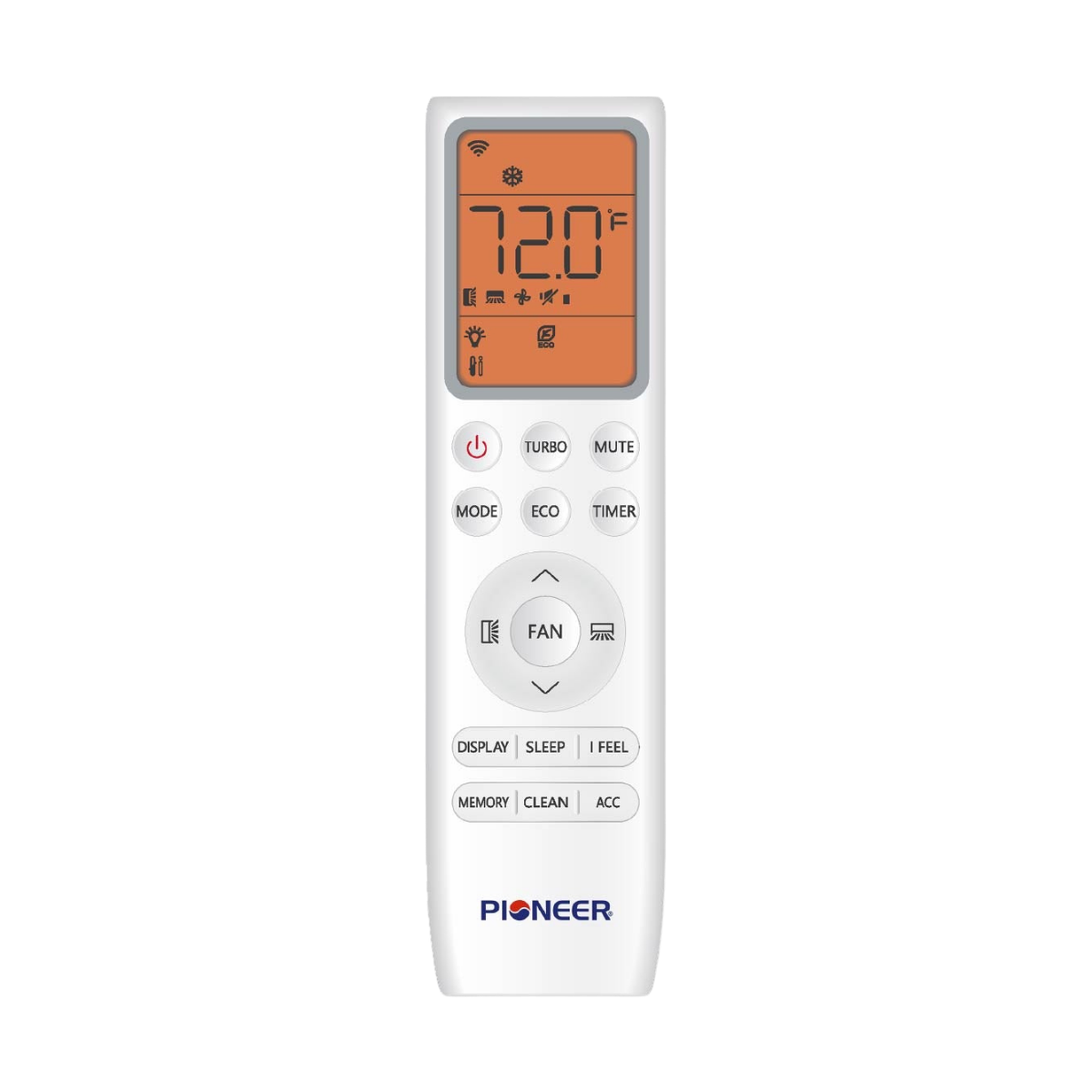 Pioneer Multi Zone Quantum Ultra Mini Split Heat Pump - Remote