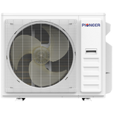 Pioneer Quad-Zone Quantum Ultra Mini Split Heat Pump - Condenser Front