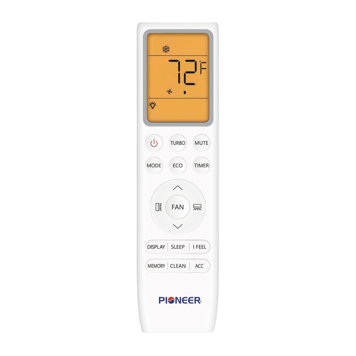 Pioneer Quantum Hyperformance Mini Split Heat Pump 230V - Remote Control